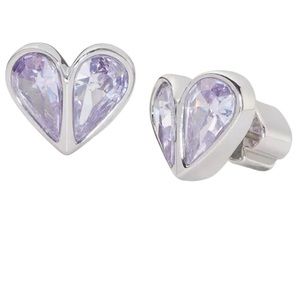 NWT ♠️ Kate Spade Cz Heart Stud Earrings